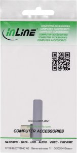 InLine® USB4 Adapter, USB-C Stecker/Buchse vertikal rechts/links gewinkelt, grau 3