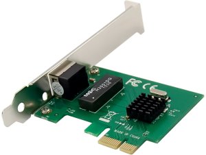 Karta sieciowa InLine ® Gigabit karta sieciowa, 1x RJ45 1Gb/s, PCIe x1, niskoprofilowa płyta montażowa 3