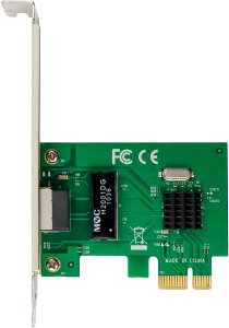 Karta sieciowa InLine ® Gigabit karta sieciowa, 1x RJ45 1Gb/s, PCIe x1, niskoprofilowa płyta montażowa 4