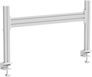 InLine® Slatwall Tischhalterung, Panel Aluminium 1m inkl. 2 Stützen 0,43m 1