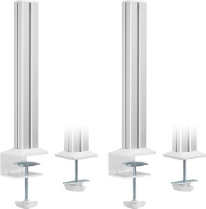 InLine® Slatwall Tischhalterung, Panel Aluminium 1m inkl. 2 Stützen 0,43m 2