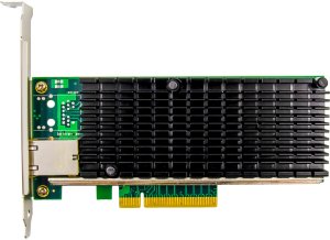 Karta sieciowa InLine ® 10-Gigabit karta sieciowa, 1x RJ45 10Gb/s, PCIe x8, w tym. płyta slotowa LP 4