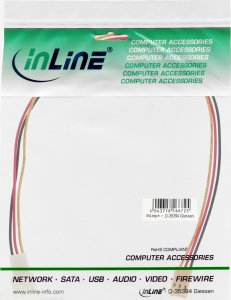 InLine® Lüfterkabel Verlängerung, 3pol Molex Stecker / Buchse, 2m 2