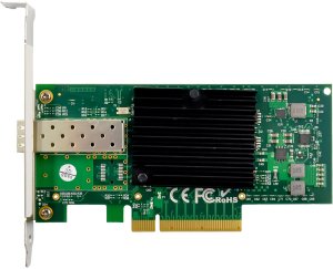 Karta sieciowa InLine ® 10-Gigabit karta sieciowa, 1x SFP+, PCIe x8, w tym niskoprofilowa płyta montażowa 3