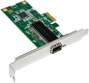 Karta sieciowa InLine ® Gigabit karta sieciowa 1x SFP PCIe x1 w tym niskoprofilowa płyta montażowa 2