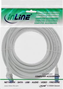 InLine® Patchkabel, Cat.6A, S/FTP, TPE (LSZH), CCA, grau, 10m 3