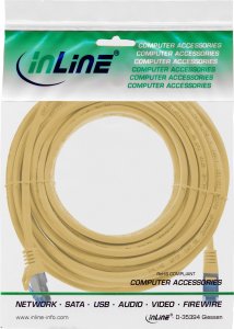 InLine® Patchkabel, Cat.6A, S/FTP, TPE (LSZH), CCA, gelb, 5m 3