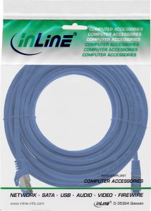 InLine® Patchkabel, Cat.6A, S/FTP, TPE (LSZH), CCA, blau, 7,5m 3