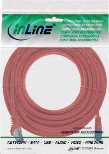 EFB InLine® kabel połączeniowy, Cat.6A, S/FTP, TPE (LSZH), CCA, czerwony, 5m 3