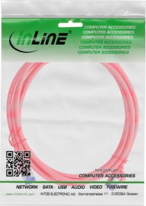 InLine® Patchkabel Slim, Cat.6A, S/FTP, TPE (LSZH) flexibel, PoE, rot, 1,5m 3