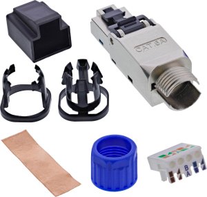 InLine® RJ45 Stecker Cat.6A 500MHz, feldkonfektionierbar, geschirmt 1