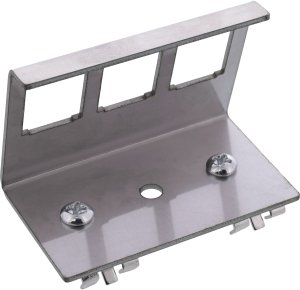 InLine Keystone SNAP-In Uchwyt modułowy metalowy 3-fach do szyny DIN 2