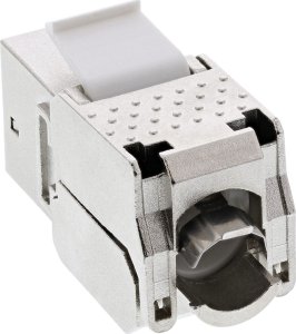 InLine® Keystone Einbauadapter, Verbindungskupplung für Sat-Kabel, 2x F-Buchsen 2