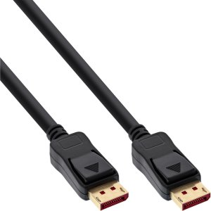 35er Bulk-Pack InLine® DisplayPort 1.4 Kabel, schwarz, vergoldete Kontakte, 2,5m 1