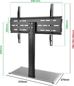 Naszafkowy Stojak TV 32-65 cali Stojak na telewizor GT-322 7