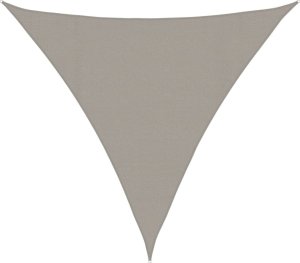 vidaXL Żagiel przeciwsłoneczny, 160 g/m, jasnoszary, 4x4x4 m, HDPE (4002005) 2