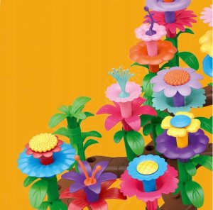 Kwiaty Klocki Budowania Ogrodu Kwiatów Ogród 148El 10