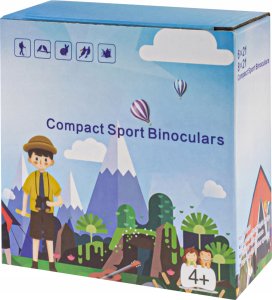 Lornetka Dzień Noc Szklana Optyka Dla Dzieci 8X21 + Futerał Pasek 12