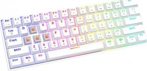 Klawiatura Savio Whiteout X2 Outemu Peach Silent (SAVGK-WHITEOUT X2 PEACH) 2