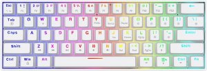 Klawiatura Savio Whiteout X2 Outemu Peach Silent (SAVGK-WHITEOUT X2 PEACH) 1