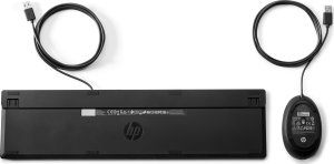 HP 320MK USB Wired Mouse Keyboard Combo - Black - US/RUS 3