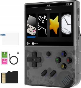 Przenośna konsola retro ANBERNIC RG35xx Plus BLACK TRANSPARENT 7