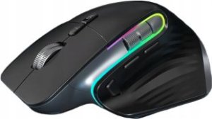 Mysz myszka bezprzewodowa 2,4GHz cicha ergonomiczna pionowa podświetlana 1