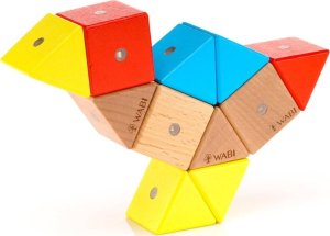 AIG Klocki Magnetyczne WABI Zestaw Edukacyjny 120 el. + tacka magnetyczna WABI Pad 18