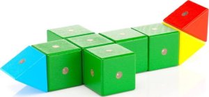 AIG Klocki Magnetyczne WABI Zestaw Edukacyjny 120 el. + tacka magnetyczna WABI Pad 19