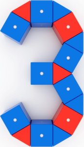 AIG Klocki Magnetyczne WABI Zestaw Edukacyjny 120 el. + tacka magnetyczna WABI Pad 26