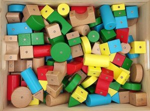 AIG Klocki Magnetyczne WABI Zestaw Edukacyjny 120 el. + tacka magnetyczna WABI Pad 3