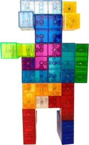 X-Bida Klocki magnetyczne BIG Magic Cubes 68el. 8