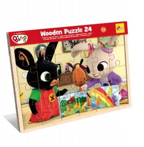 LISCIANI BING DREWNIANE PUZZLE (24 EL.) W DISPLAYU 1