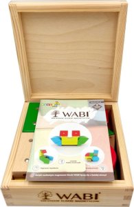 Woopie Drewniane klocki magnetyczne WABI 20 el. [76 ruchomych magnesów] 2