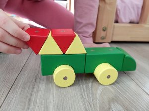 Woopie Drewniane klocki magnetyczne WABI 20 el. [76 ruchomych magnesów] 5