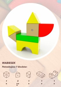 Woopie Drewniane klocki magnetyczne WABI 20 el. [76 ruchomych magnesów] 8