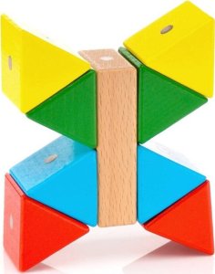 Woopie Drewniane klocki magnetyczne WABI 40 el. [152 ruchome magnesy] 13