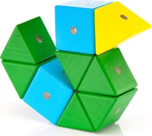 Woopie Drewniane klocki magnetyczne WABI 40 el. [152 ruchome magnesy] 15
