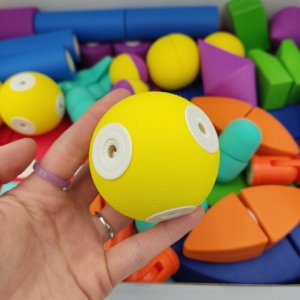 AIG Magnetyczne piankowe klocki - MagFlexi - 100 el. 2