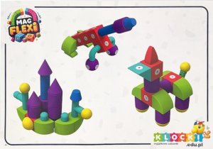 AIG Magnetyczne piankowe klocki - MagFlexi - 100 el. 21