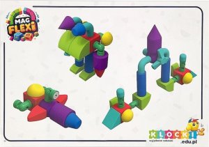 AIG Magnetyczne piankowe klocki - MagFlexi - 100 el. 22