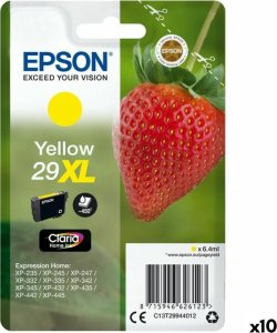 Oryginalny Wkład Atramentowy Epson XP 235 332 335 432 435 - N 29 XL Żółty (10 Sztuk) 1