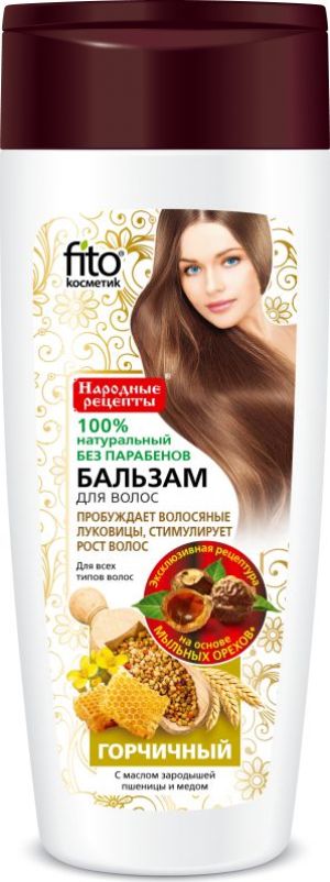 Fitocosmetics Odżywka Gorczycowy balsam stymulujący wzrost włosów 270ml 1
