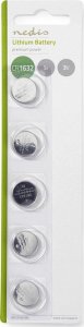 Nedis Single-use battery CR1632 Lithium 3 V 5 pc(s) Silver 2