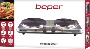 Beper 90.825, 2 pc(s), Stainless steel, Stainless steel, 18.5 cm, Power, 1500 W 10