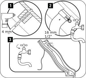 Ślizg zjeżdżalnia 1,8m na plac zabaw dla dzieci - niebieska 4