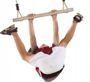 Drewniany trapez na plac zabaw straight 6