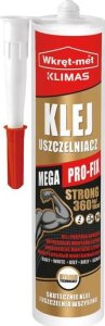 Quantec KLEJ USZCZELNIACZ KU-STRONG-310-BI KARTUSZ 310&nbsp;ml BIAŁY WKRĘT-MET KLIMAS 3