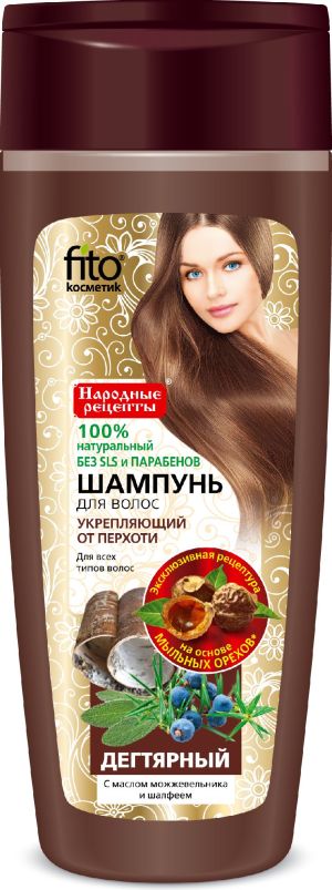 Fitocosmetics Dziegciowy szampon do włosów 270ml 1