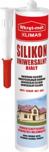 SILIKON UNIWERSALNY SUN-310-BI KARTUSZ 310&nbsp;ml BIAŁY WKRĘT-MET KLIMAS 1